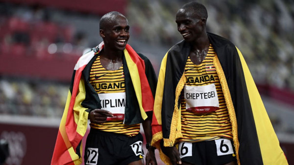 Athletes Cheptegei & Kiplimo Win First 2020 Olympics Medals for Uganda